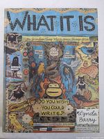 Front cover showing title, author and collage artwork