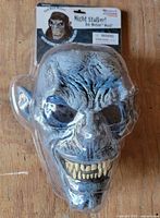 Mask sealed in retail blister pack front view