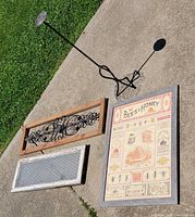 All four items laid out for overview