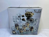 Front of retail box showing set contents