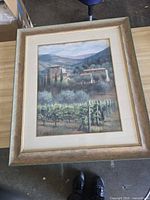 full view of framed print