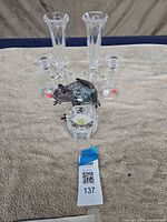 All six candle holders arranged on surface