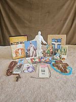 Full lot overview showing all devotional items