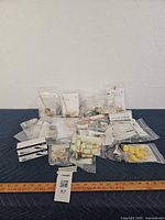 Overview of all bagged corks and stopper parts