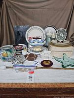 Overview of entire lot on table