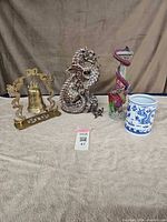 Group shot of all five dragon items