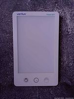 Front view of Verilux HappyLight Luxe lamp showing full panel and controls