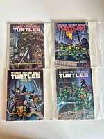 Group shot of all four TMNT graphic novels