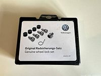 Closed case showing Volkswagen branding and part number