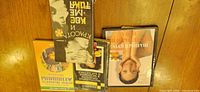 Group shot of all five Russian cosmetology/health paperbacks