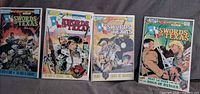All four Swords of Texas issues #1-4 in bags laid side by side