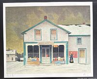 Full view of lithograph showing entire image and margins
