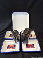 Lot overview showing both cameras and five trays