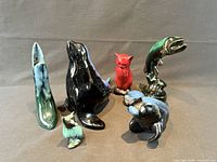 Group shot of all six ceramic pieces