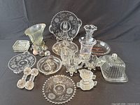 Group shot of all glassware pieces