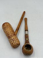 Full view of both pipes side by side
