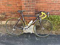 Full left-side view of Trek 2100 Pro bicycle showing frame, wheels, components