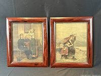 Both framed prints side by side showing overall appearance and matching frames