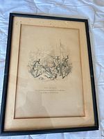 Front view of framed print showing image, mat and frame