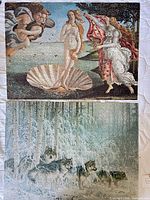 Both mounted puzzles side by side showing full images