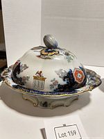 Covered serving dish and underplate assembled