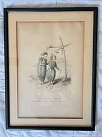 Front view of framed print showing image, mat, frame