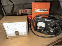 Simpson Line-O-Meter, DC milliammeter, partial manual