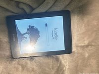 Kindle front view showing start-up screen