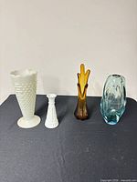 Group shot of all four vases