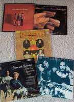 Five LP covers overview