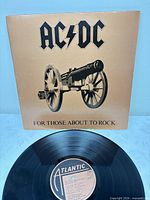 Front of jacket and vinyl record