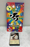 Front view of Soulsation! slipcase alongside Michael Jackson cassette