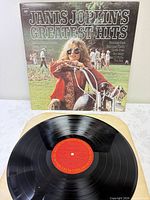 Front cover of Janis Joplin’s Greatest Hits sleeve