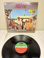 Front jacket and vinyl record overview