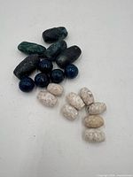 All beads grouped together