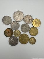 Overview of all 12 Mexican coins