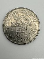 Reverse showing British Columbia centennial design