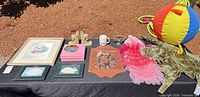 Table overview showing all items