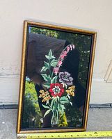 front view showing full embroidery, frame and size reference