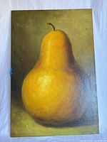 Front view of complete pear painting