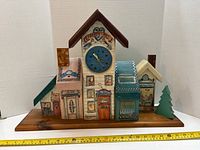 front view showing full clock and tape for width