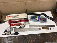 Group shot of all tools laid out on surface