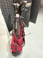Stand bag holding multiple woods