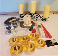 All items overview on countertop