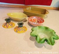 Group shot showing all six items