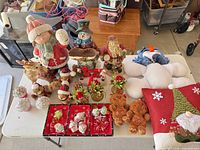 Overview of all items on table