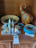 Group shot of all items on shelf