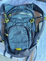 Front view of High Sierra Cragin hydration backpack showing overall design and color