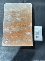 Top view of entire salt block