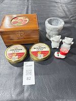 Group shot of all items in lot